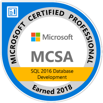 MCSA SQL 2016